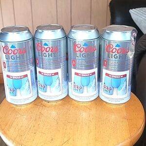 Lot of 4 COORS LIGHT CAN with SWAG BOXER BRIEF Men’s  NEW